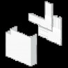 ANGLE PLAT BLANC RAL9010 50X15 0 U24X