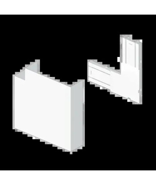 ANGLE PLAT BLANC RAL9010 70X10 0 U24X