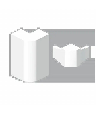 ANGLE EXTERIEUR BLANC RAL9010 50X130 U24X