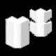 ANGLE EXTERIEUR BLANC RAL9010 50X150 U24X