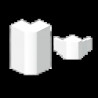 ANGLE EXTERIEUR BLANC RAL9010 70X100 U24X