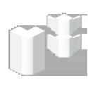 ANGLE EXTERIEUR BLANC RAL9010 70X230 U24X