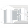 ANGLE INTERIEUR BLANC RAL9010 70X170 U24X
