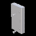 EMBOUT DE FERMETURE COULEUR AL U 50X80 U24X