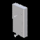 EMBOUT DE FERMETURE COULEUR AL U 50X150 U24X