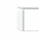 EMBOUT DE FERMETURE BLANC RAL9 010 70X130 U24X