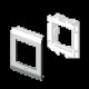ADAPTATEUR 1 APPAREILLAGE MOSA IC COULEUR ALU 65 U24X