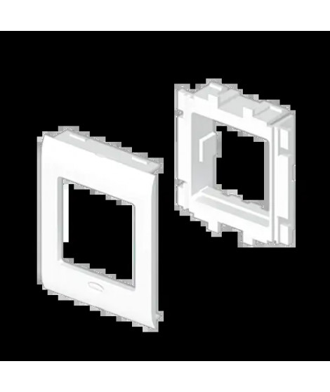 ADAPTATEUR 1 APPAREIL. MOSAIC BLC RAL9010 65 U42X SANS HALOG
