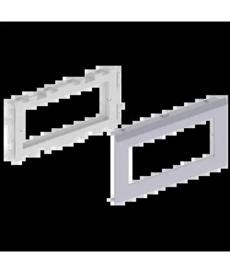 ADAPTATEUR 3 APPAREILLAGES MOS AIC COULEUR ALU 80 U24X