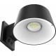 RETRO - APPLIQUE LED SOLAIRE MURALE DESIGN NOIRE - IP54 - 6