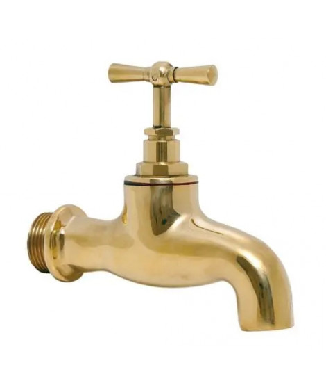 ROBINET PUISAGE LAITON POLI BEC  LISSE 15X21