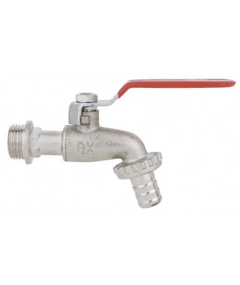 ROBINET ARROSAGE BOISSEAU SPHERIQUE ARRIVEE 1/2 NEZ 3/4