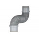 RACCORD EVACUATION EXTENSIBLE 270 A 650MM D.100-100 FF MULTICOUDE