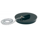 BOUCHON PVC 52 A 55 AVEC CHAINETTE 30CM