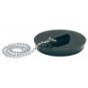 BOUCHON PVC 52 A 55 AVEC CHAINETTE 30CM