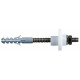 KIT FIXATION WC ET LAVABO SUSPENDU WDE 10X140 PAROI PLEINE