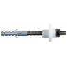 KIT FIXATION WC ET LAVABO SUSPENDU WDE 10X140 PAROI PLEINE
