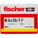 BOITE 100 CHEVILLE A FRAPPER NF COLLERETTE PLATE 5