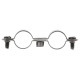 SACHET 10 COLLIER DOUBLE 12