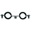 SACHET 10 COLLIER DOUBLE ISOPHONIQUE 22
