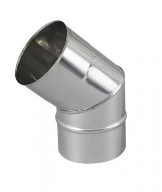 COUDE BR45 2 PARTIES INOX 304 125