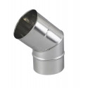 COUDE BR45 2 PARTIES INOX 304 125