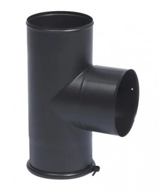 TE EQUERRE AVEC TAMPON NOIR MAT 125