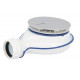 BONDE DOUCHE 90 TURBOFLOW ANTI-ODEUR TBXS CAPOT ABS SORTIE D40 COMPACT