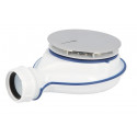 BONDE DOUCHE 90 TURBOFLOW ANTI-ODEUR TBXS CAPOT ABS SORTIE D40 COMPACT