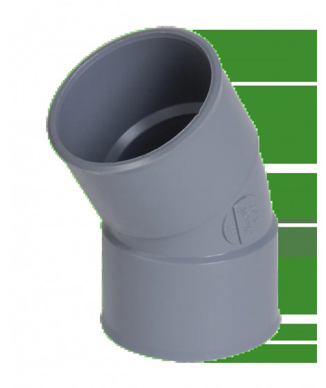 COUDE PVC NICOLL 30 FF D.40