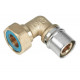 COUDE A SERTIR A VIS ECROU TOURNANT 15/21 90' D.16