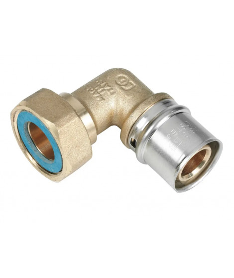 COUDE A SERTIR A VIS ECROU TOURNANT 33/42 90 D32