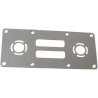 PLATINE A CARRELER PAROI MINCE D16 ENTRAXE 150