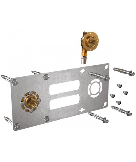 PLATINE A CARRELER PAROI MINCE D20 ENTRAXE 150