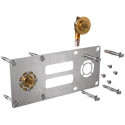 PLATINE A CARRELER PAROI MINCE D20 ENTRAXE 150