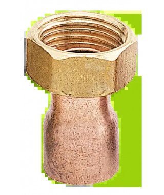 UNION LAITON 2 PIECES DOUILLE CUIVRE 5359GCL 16X3/4