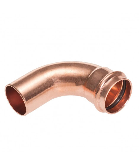 COUDE A SERTIR CUIVRE 90 MF P5001 28