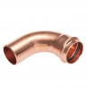 COUDE A SERTIR CUIVRE 90 MF P5001 28