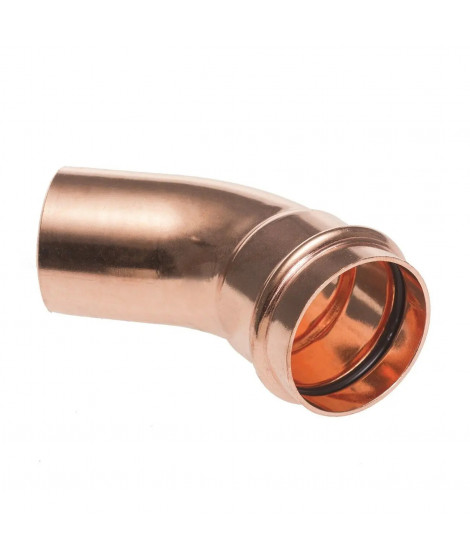 COUDE A SERTIR CUIVRE 45 MF P5040 22