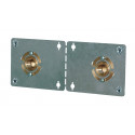 BAU KIT DN 16 (CONTENU: PLAQUE DE MONTAGE, 2 COUDES MURAUX DN 16 A ENCASTRER AVEC 2 VIS