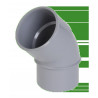 COUDE PVC NICOLL 45 MF D.32