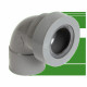 COUDE A JOINT PVC NICOLL 87