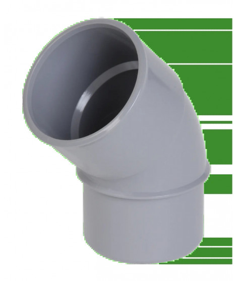 COUDE PVC NICOLL 45 MF D.50