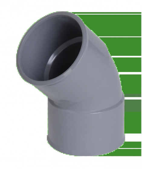 COUDE PVC NICOLL 45 FF D.50