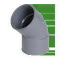COUDE PVC NICOLL 45 FF D.50