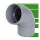 COUDE PVC NICOLL 67.30 MF D.50