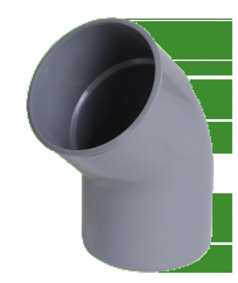 COUDE PVC NICOLL 45 MF D.100