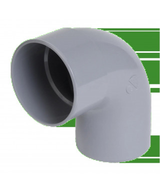 COUDE PVC NICOLL 87.30 MF D.100