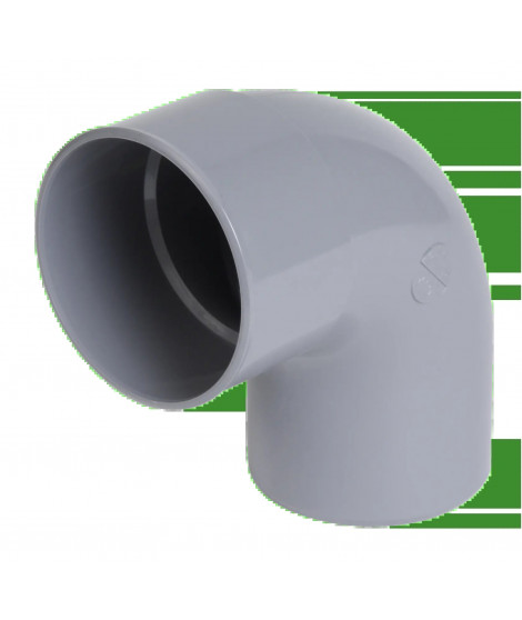COUDE PVC NICOLL 87.30 MF D.100