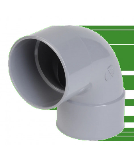 COUDE PVC NICOLL 87.30 FF D.125